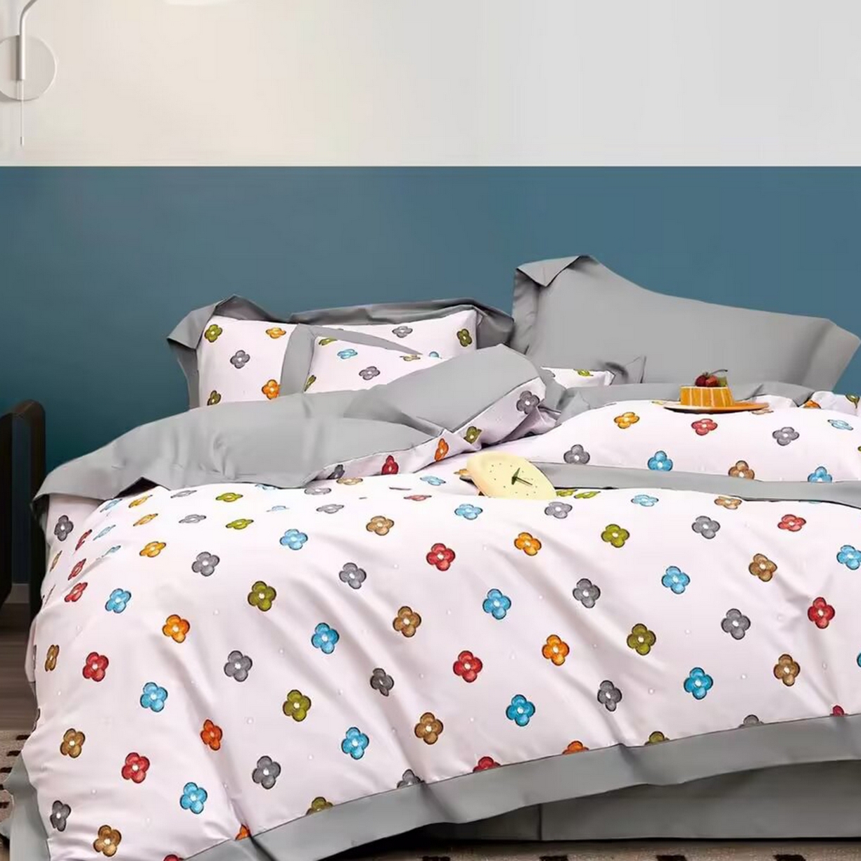 91家纺网 家纺一手货源 找家纺 （总）未来家居 2025新款UD活性印染铂金贡缎长绒棉四件套