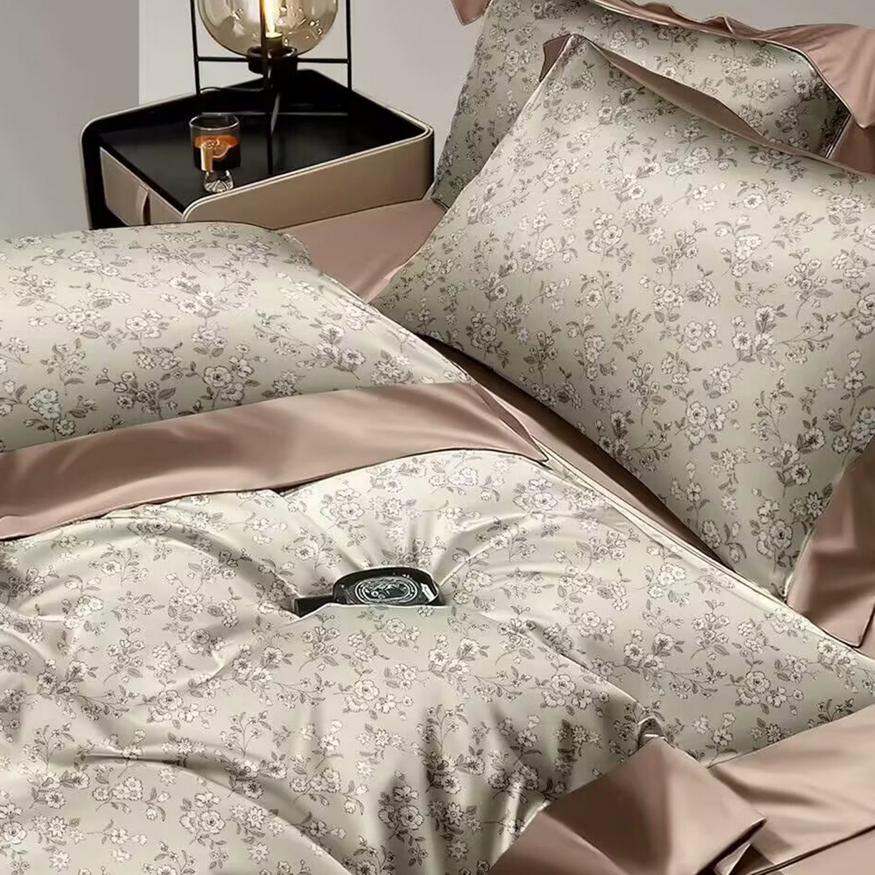 91家纺网 家纺一手货源 找家纺 （总）未来家居 2025新款UD活性印染铂金贡缎长绒棉四件套