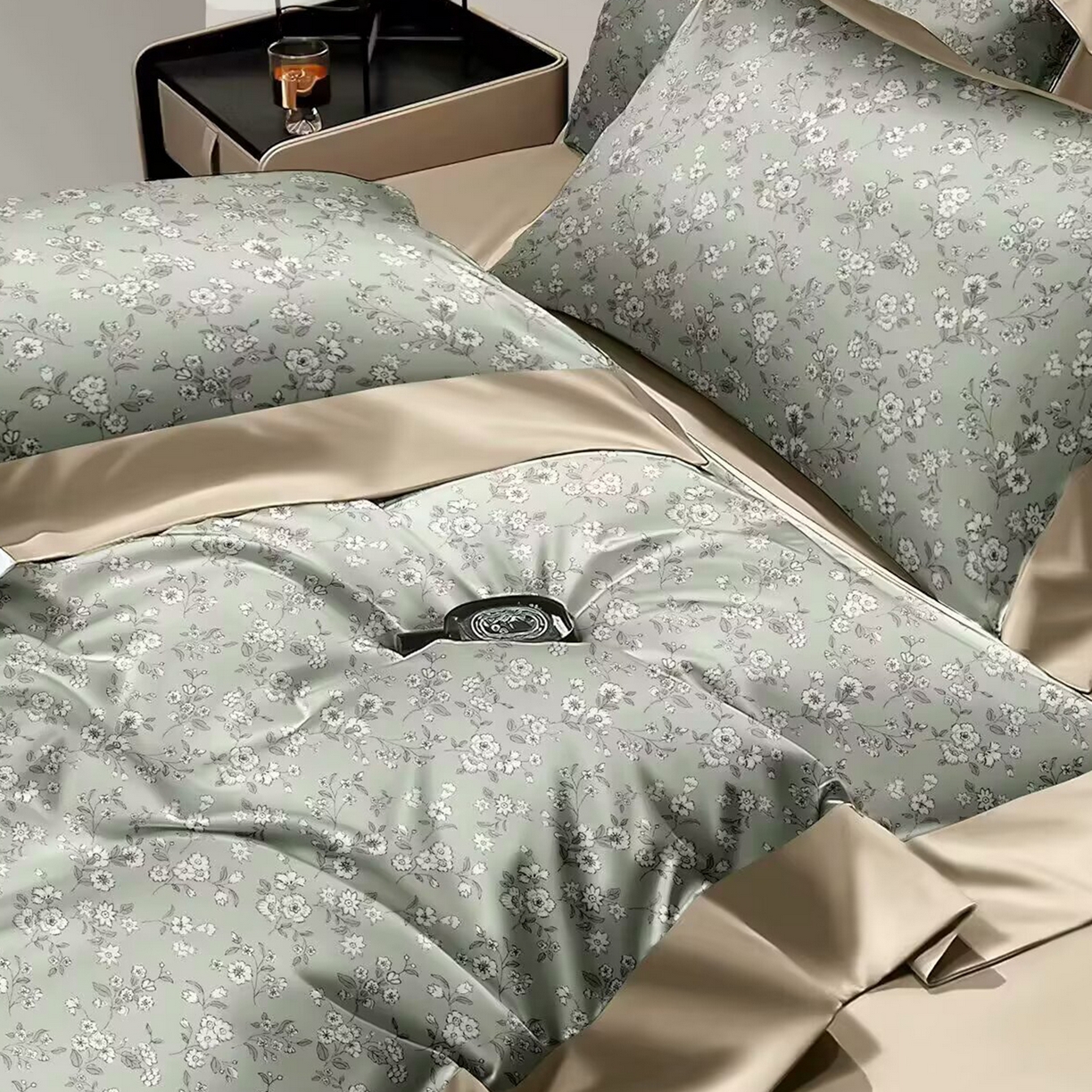 91家纺网 家纺一手货源 找家纺 （总）未来家居 2025新款UD活性印染铂金贡缎长绒棉四件套