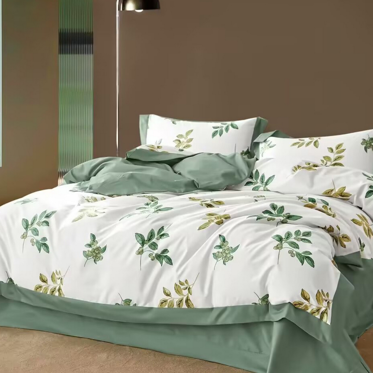 91家纺网 家纺一手货源 找家纺 （总）未来家居 2025新款UD活性印染铂金贡缎长绒棉四件套