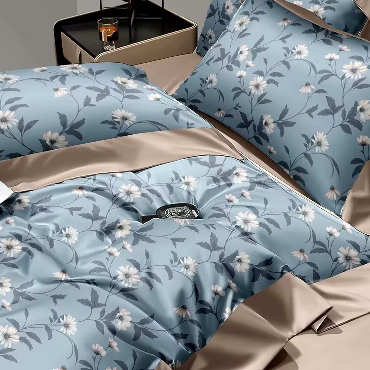 91家纺网 家纺一手货源 找家纺 （总）未来家居 2025新款UD活性印染铂金贡缎长绒棉四件套