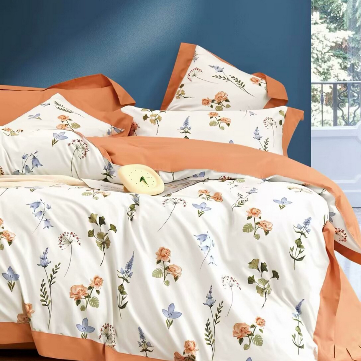 91家纺网 家纺一手货源 找家纺 （总）未来家居 2025新款UD活性印染铂金贡缎长绒棉四件套