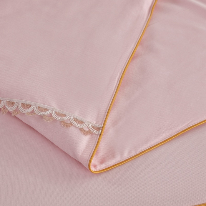 91家纺网 家纺一手货源 找家纺 莉人坊 2025新款专注高端床罩四件套-云锦花园 云锦花园粉色