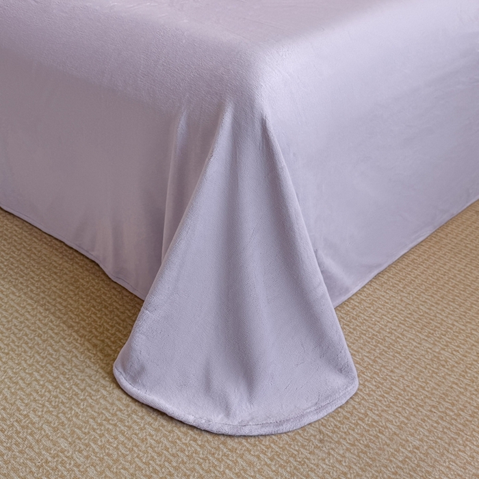 91家纺网 家纺一手货源 找家纺 博纳家纺 2025新款亲肤舒适牛奶绒数码印花拼角系列四件套（控价劵后208 严格按控价来） 彩蝶飘飘-浅紫