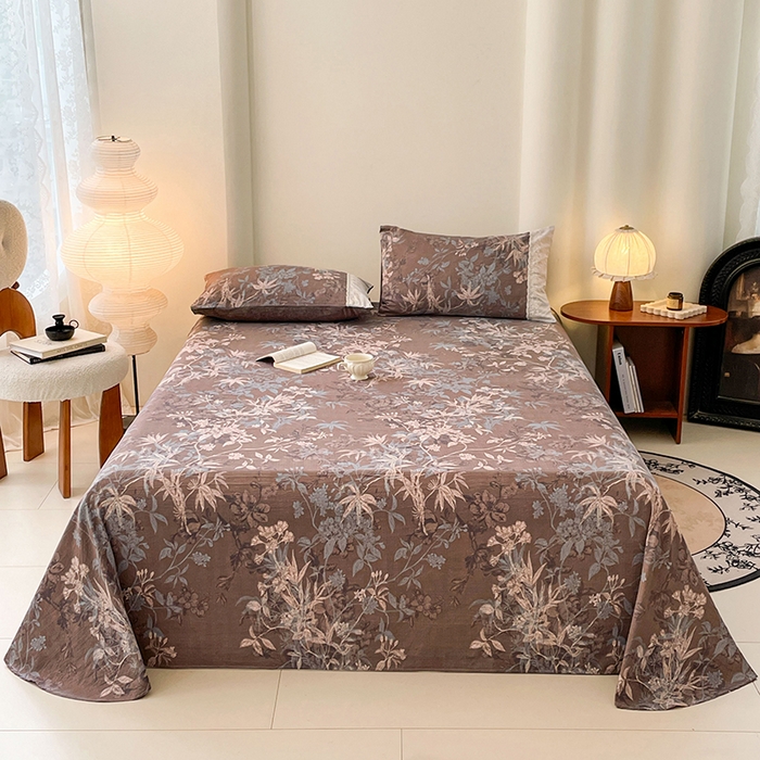 91家纺网 家纺一手货源 找家纺 （总）梦舒羽 2025新款A类原麻床单单件床罩席梦思宿舍床垫保护罩床套罩防尘罩套三件套 