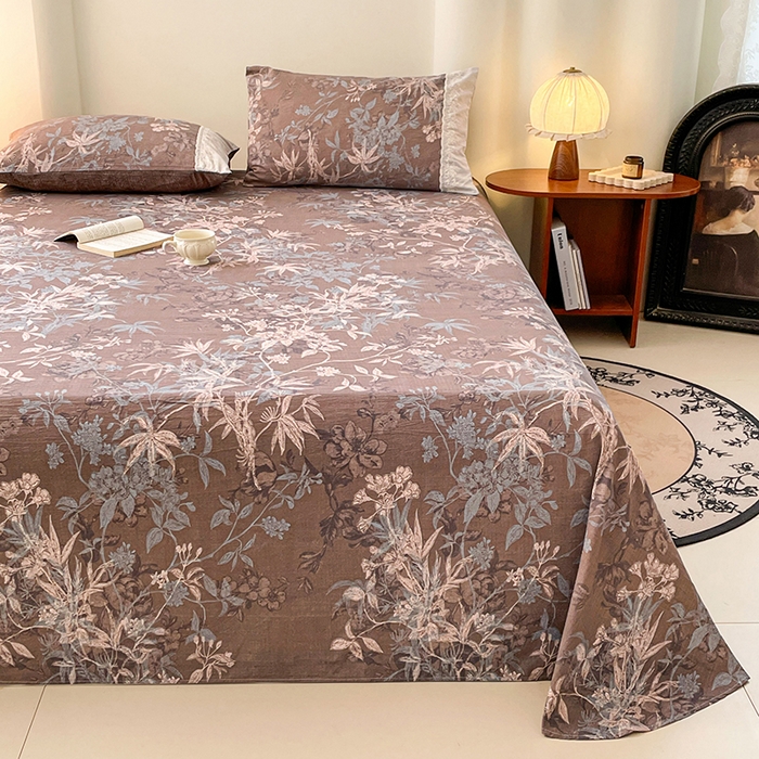 91家纺网 家纺一手货源 找家纺 （总）梦舒羽 2025新款A类原麻床单单件床罩席梦思宿舍床垫保护罩床套罩防尘罩套三件套 