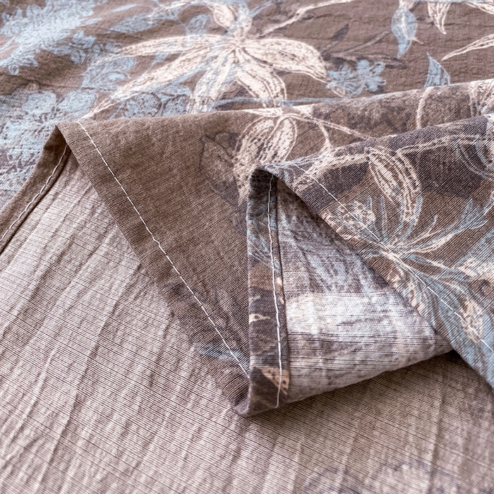 91家纺网 家纺一手货源 找家纺 梦舒羽 2025新款A类原麻床单单件床罩席梦思宿舍床垫保护罩床套罩防尘罩套三件套  金枝玉叶