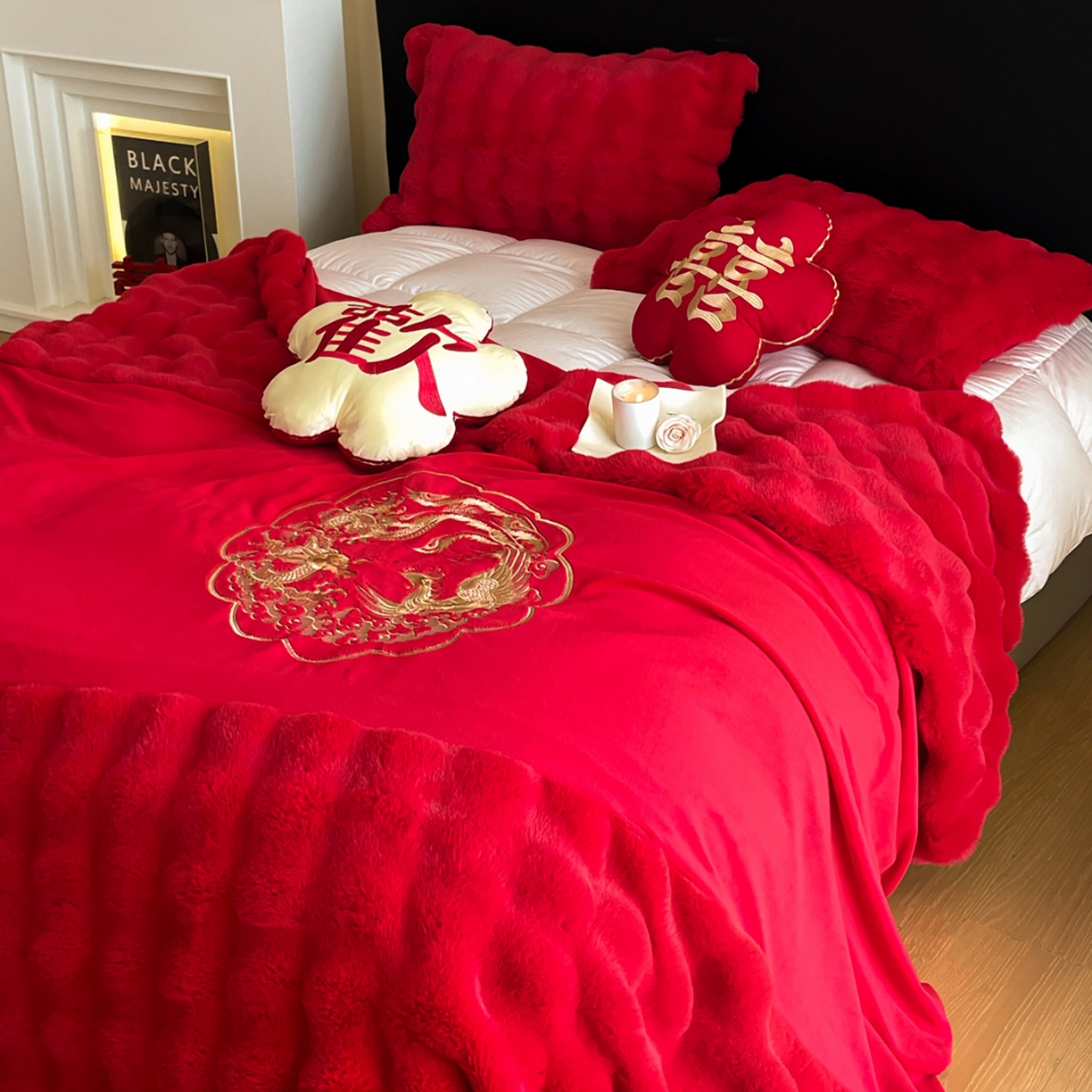 91家纺网 家纺一手货源 找家纺 （总）玉雅家纺 2025新款兔毛绒多功能毛毯被套两用豆豆被被子被芯