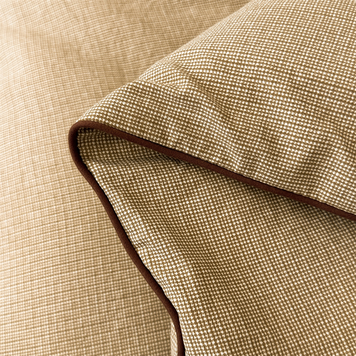 91家纺网 家纺一手货源 找家纺 梵蒂莎 2025新款花边蝴蝶结棉花被（场景1）素简蝶梦秋冬被四季被子被芯 素简蝶梦-卡其