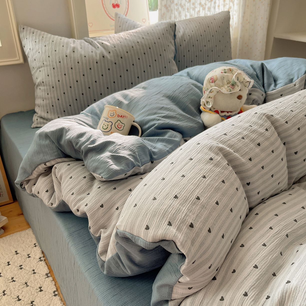 91家纺网 家纺一手货源 找家纺 （总）星禾优选 2025新款甄选三层纱印花四件套