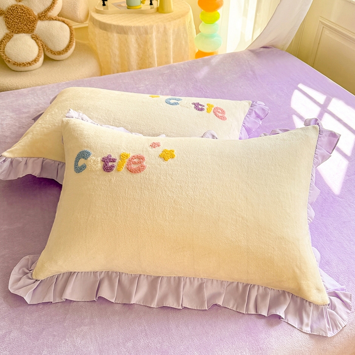 91家纺网 家纺一手货源 找家纺 （总）雨菲家纺 2025新款牛奶绒单品枕套枕套单件