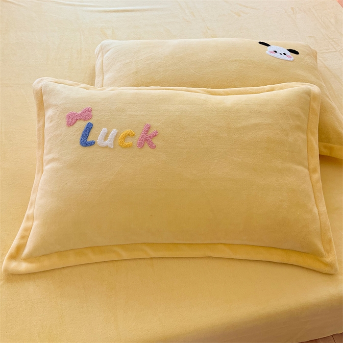 91家纺网 家纺一手货源 找家纺 （总）雨菲家纺 2025新款牛奶绒单品枕套枕套单件