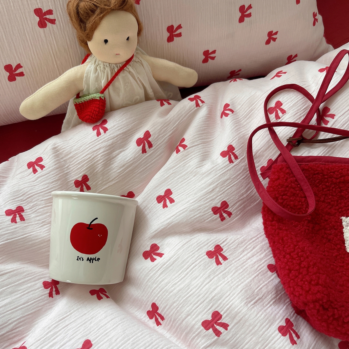 91家纺网 家纺一手货源 找家纺 星禾优选 2025新款甄选三层纱印花四件套 莓果结