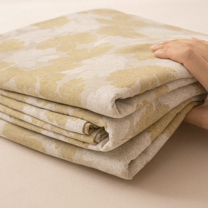 91家纺网 家纺一手货源 找家纺 优米家纺 2025新款加厚全棉磨毛提花纯色床单系列 水木年华