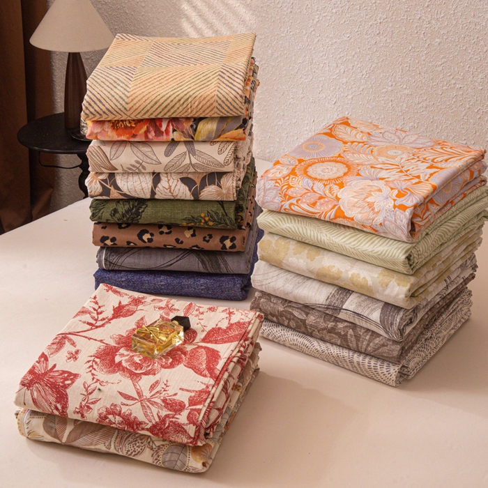 91家纺网 家纺一手货源 找家纺 优米家纺 2025新款加厚全棉磨毛提花纯色床单系列 组合图