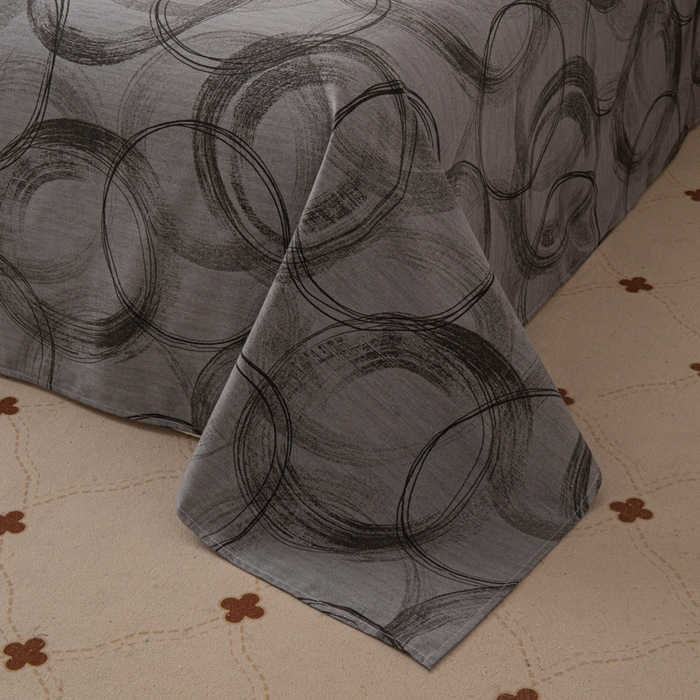 91家纺网 家纺一手货源 找家纺 优米家纺 2025新款加厚全棉磨毛提花纯色床单系列 英伦时刻