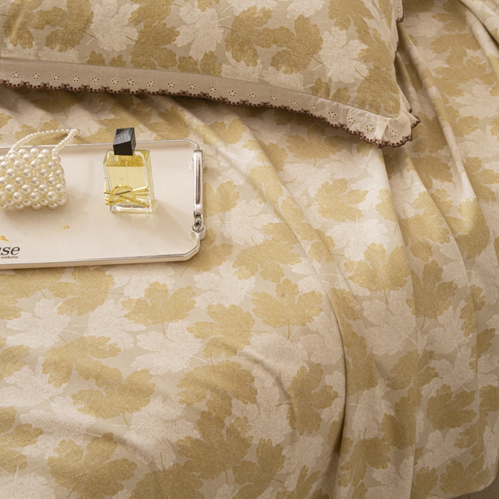 91家纺网 家纺一手货源 找家纺 优米家纺 2025新款加厚全棉磨毛提花纯色床单系列 水木年华