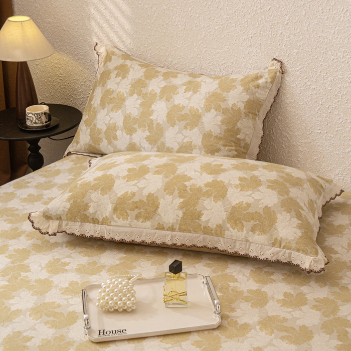 91家纺网 家纺一手货源 找家纺 优米家纺 2025新款加厚全棉磨毛提花纯色床单系列 水木年华