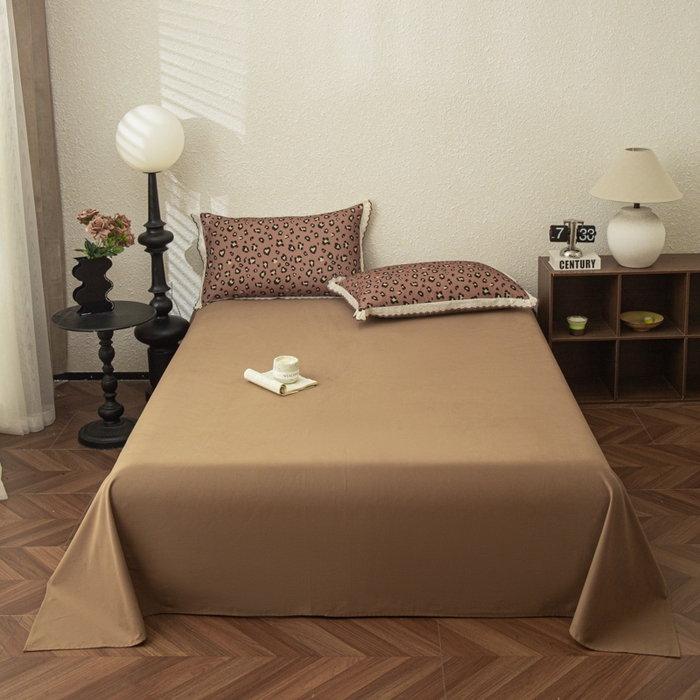 91家纺网 家纺一手货源 找家纺 （总）优米家纺 2025新款加厚全棉磨毛提花纯色床单系列