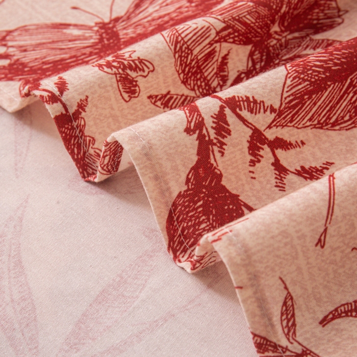 91家纺网 家纺一手货源 找家纺 优米家纺 2025新款加厚全棉磨毛提花纯色床单系列 浮绘花影