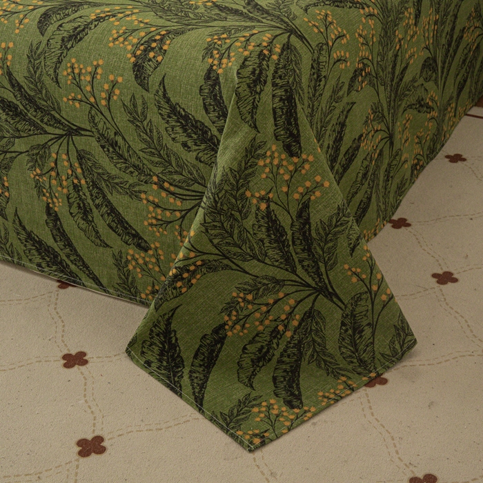 91家纺网 家纺一手货源 找家纺 优米家纺 2025新款加厚全棉磨毛提花纯色床单系列 陌上花开