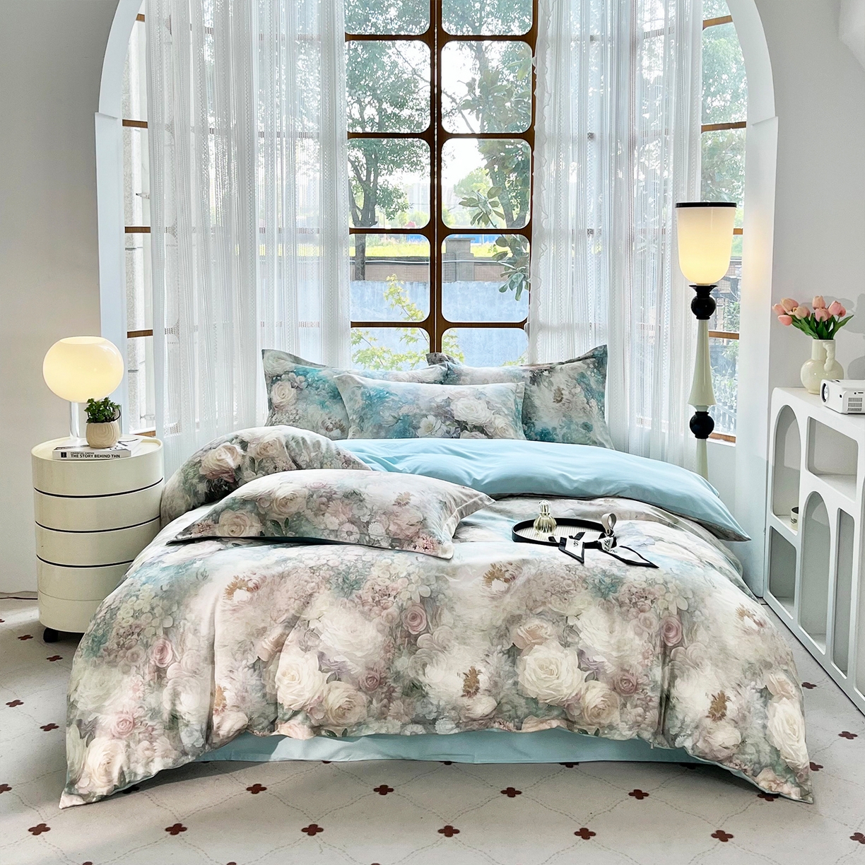 91家纺网 家纺一手货源 找家纺 （总）佳宇轩 2025新款活性数码印花单人三件套双人四件套