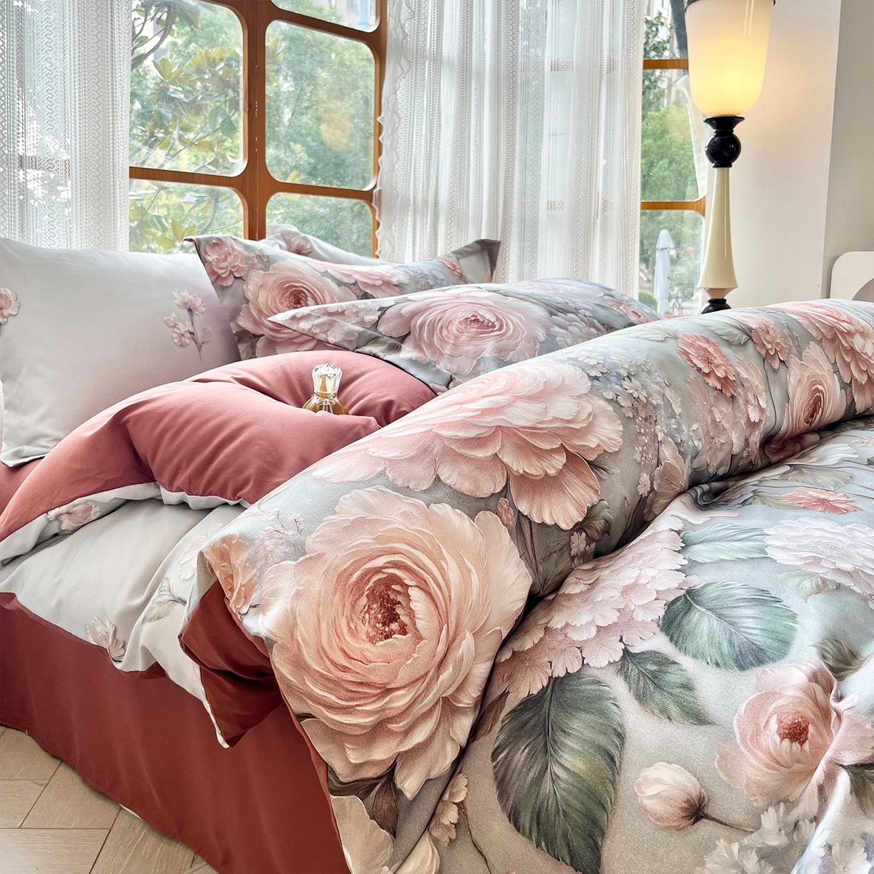 91家纺网 家纺一手货源 找家纺 （总）佳宇轩 2025新款活性数码印花单人三件套双人四件套