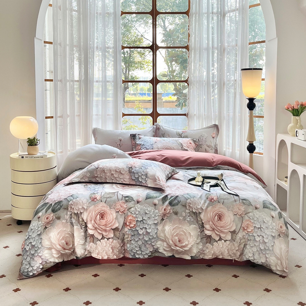 91家纺网 家纺一手货源 找家纺 （总）佳宇轩 2025爆款A类水洗棉刺绣花边夏被夏凉被空调被夏季薄被子三四件套轻奢凉感可机洗