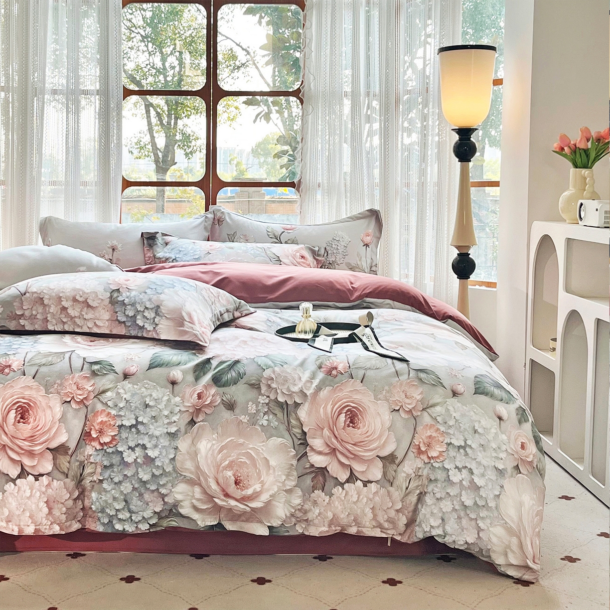 91家纺网 家纺一手货源 找家纺 （总）佳宇轩 2025新款活性数码印花单人三件套双人四件套