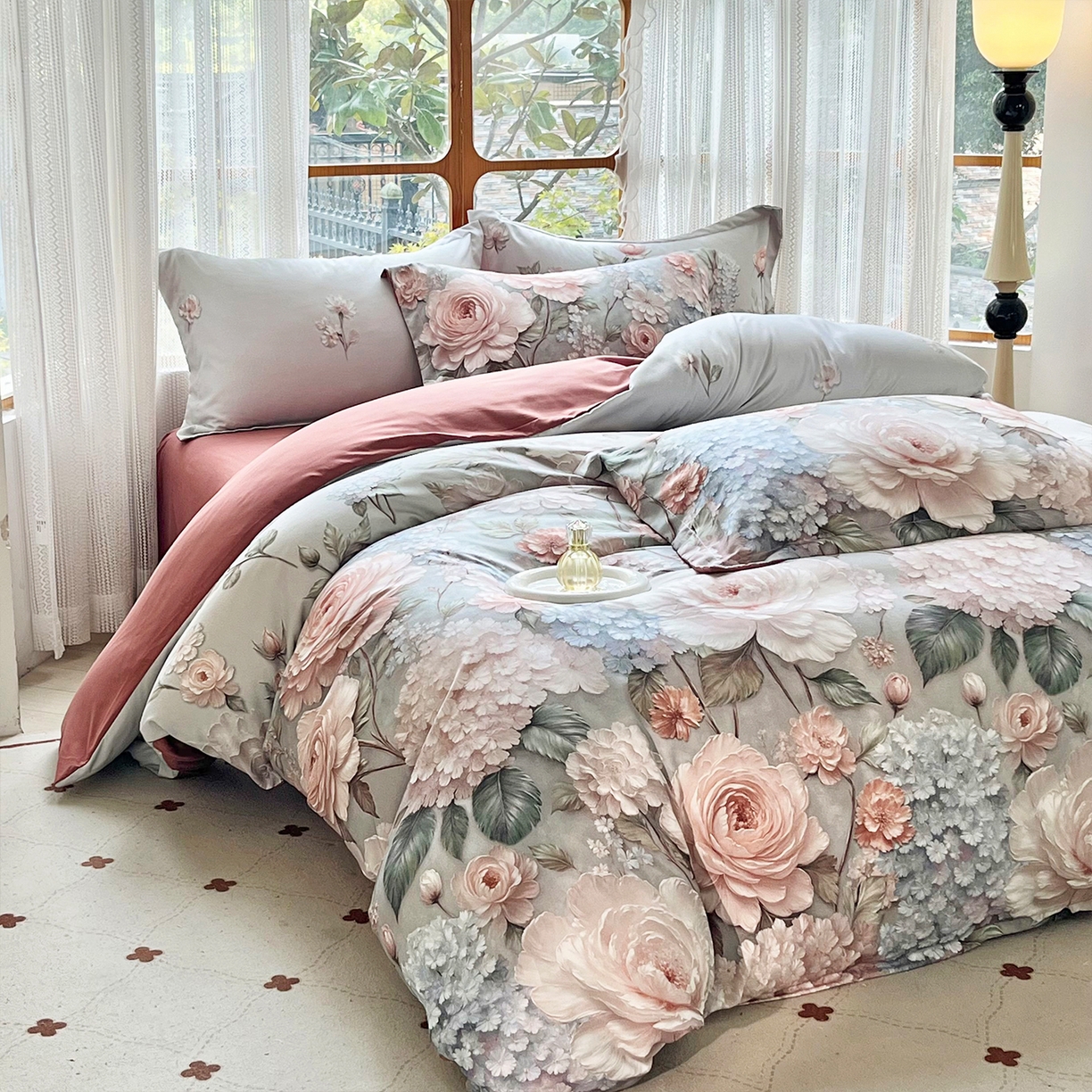 91家纺网 家纺一手货源 找家纺 （总）佳宇轩 2025新款活性数码印花单人三件套双人四件套