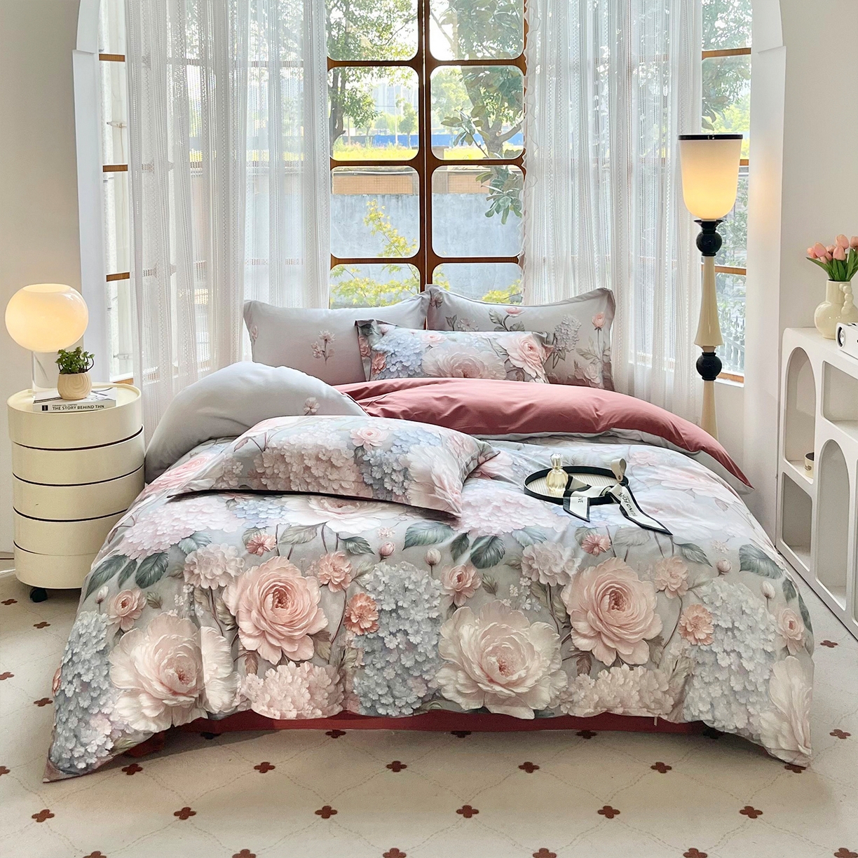 91家纺网 家纺一手货源 找家纺 （总）佳宇轩 2025新款活性数码印花单人三件套双人四件套