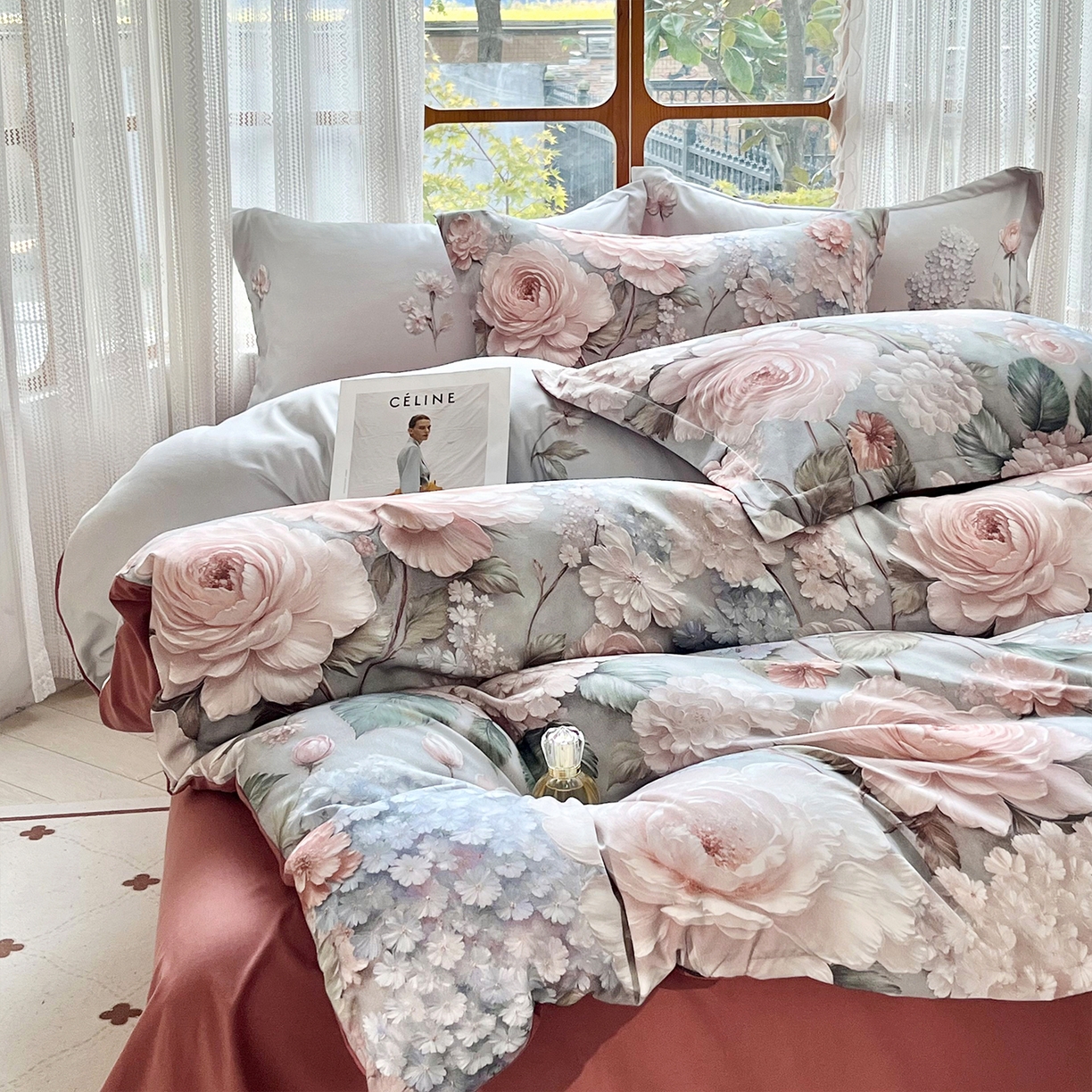 91家纺网 家纺一手货源 找家纺 （总）佳宇轩 2025新款活性数码印花单人三件套双人四件套