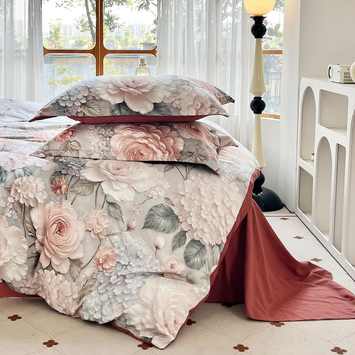 91家纺网 家纺一手货源 找家纺 （总）佳宇轩 2025新款活性数码印花单人三件套双人四件套