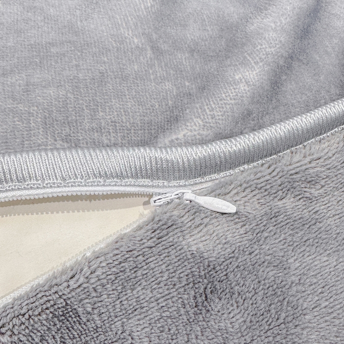 91家纺网 家纺一手货源 找家纺 诺梵家纺 2025新款8斤加厚保暖金貂绒牛奶绒印花四件套 奢雅灰