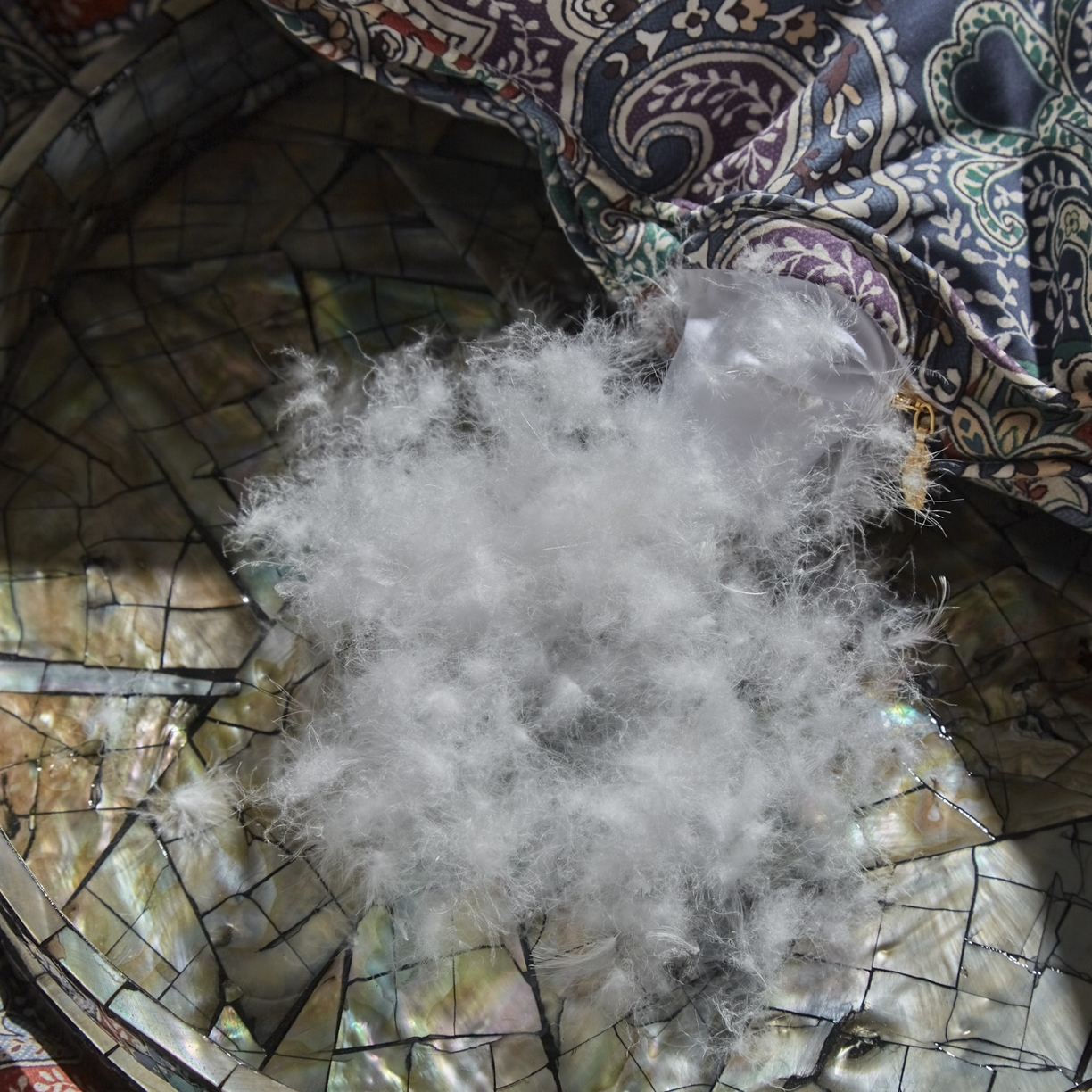 91家纺网 家纺一手货源 找家纺 （总）暖羽屋羽绒馆 2025新款国标95白鹅绒被子 印花羽绒被芯2米 双人羽绒被子春秋被 冬被