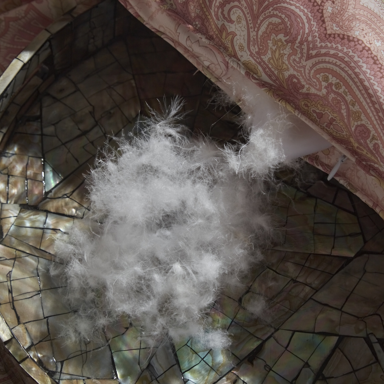 91家纺网 家纺一手货源 找家纺 暖羽屋羽绒馆 2025新款国标95白鹅绒被子 印花羽绒被芯2米 双人羽绒被子春秋被 冬被 翡翠粉