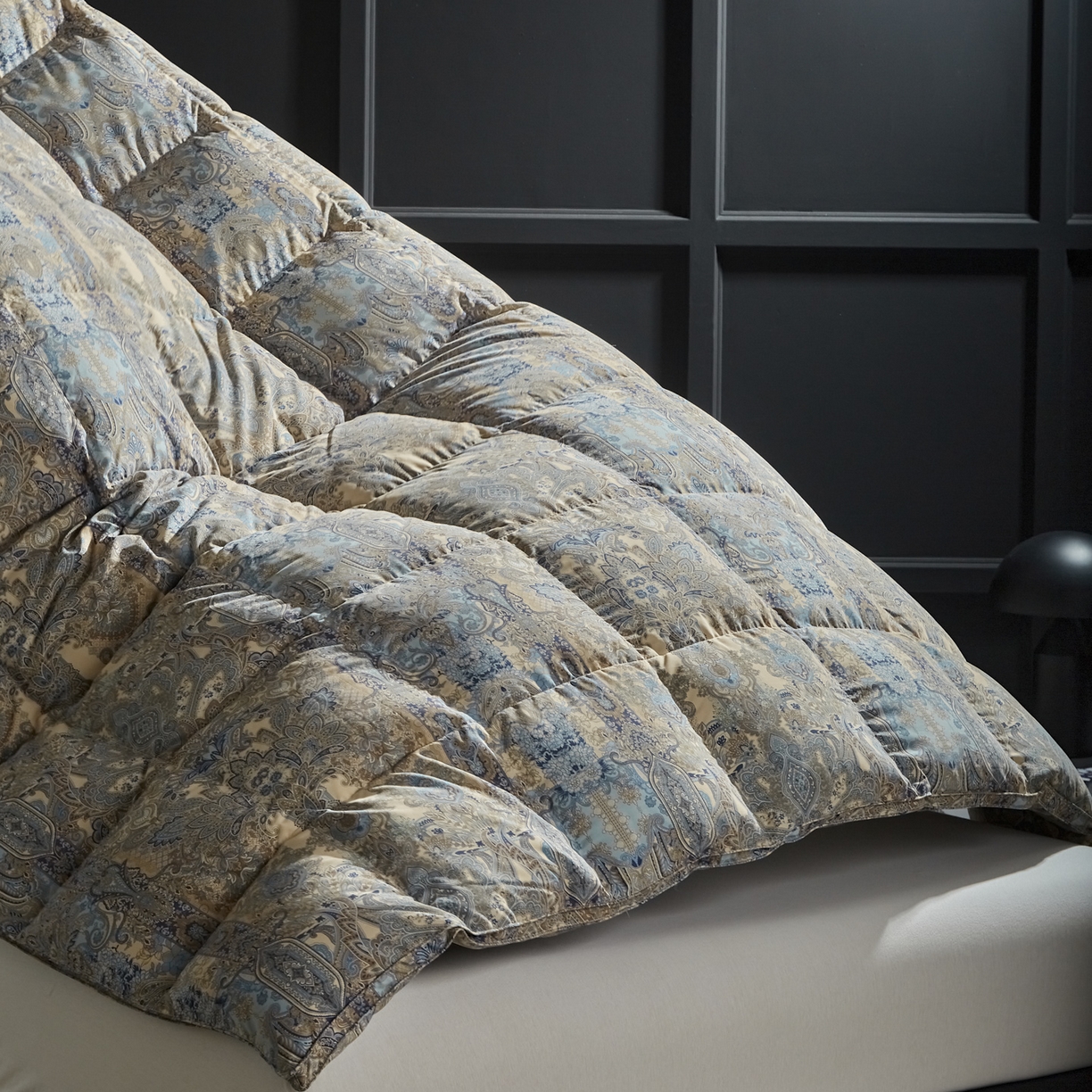 91家纺网 家纺一手货源 找家纺 （总）暖羽屋羽绒馆 2025新款绒子含量95白鹅绒被子 国标95白鹅绒被芯双人加厚磨毛糯棉春秋被