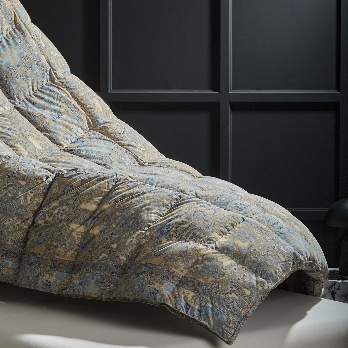 91家纺网 家纺一手货源 找家纺 （总）暖羽屋羽绒馆 2025新款绒子含量95白鹅绒被子 国标95白鹅绒被芯双人加厚磨毛糯棉春秋被