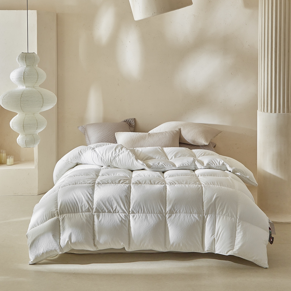 （总）暖羽屋羽绒馆 2025新款95白鹅绒被芯 威利斯羽绒被子 双人婚庆鹅绒被2米春秋被