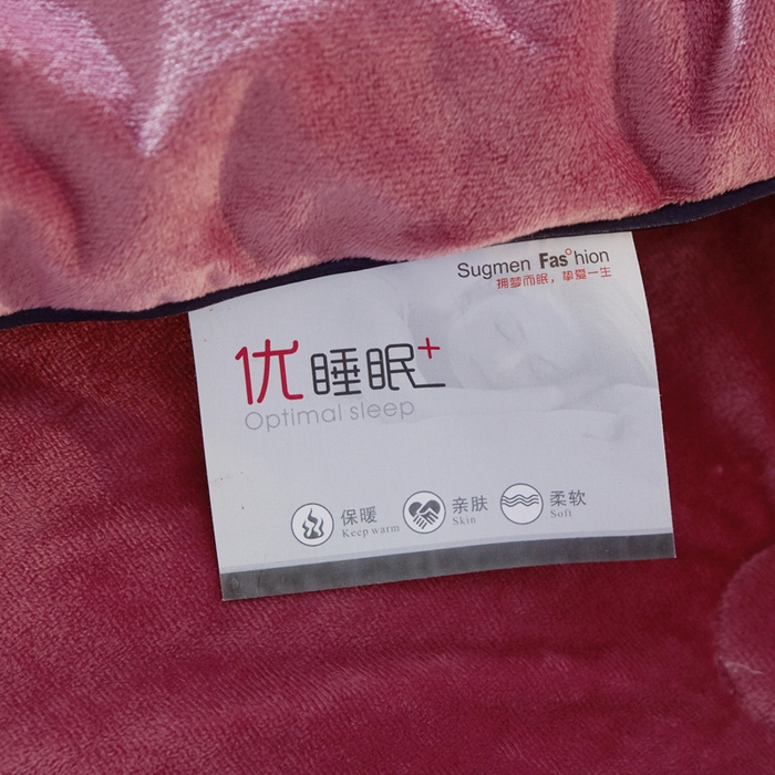 91家纺网 家纺一手货源 找家纺 （总）美丽折家纺 2025新款纯色水晶绒冬被子被芯秋保暖冬被