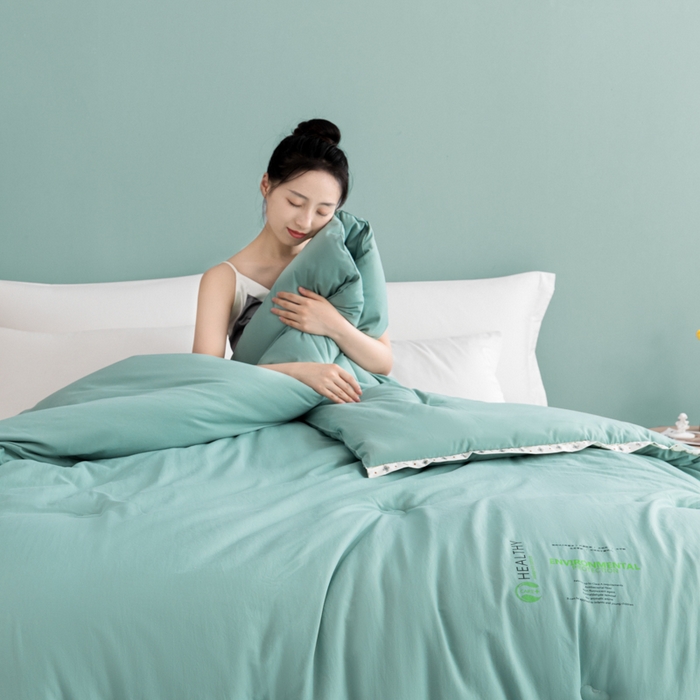 91家纺网 家纺一手货源 找家纺 （总）美丽折家纺 2025新款大豆纤维四季被子加厚冬被被芯