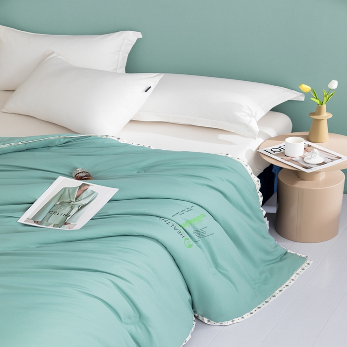 91家纺网 家纺一手货源 找家纺 （总）美丽折家纺 2025新款大豆纤维四季被子加厚冬被被芯