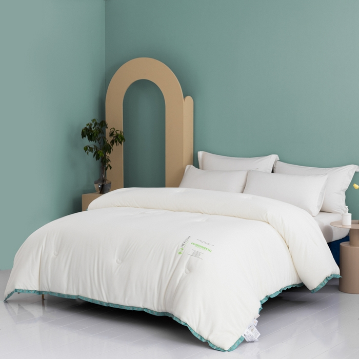 91家纺网 家纺一手货源 找家纺 美丽折家纺 2025新款大豆纤维四季被子加厚冬被被芯 梦白