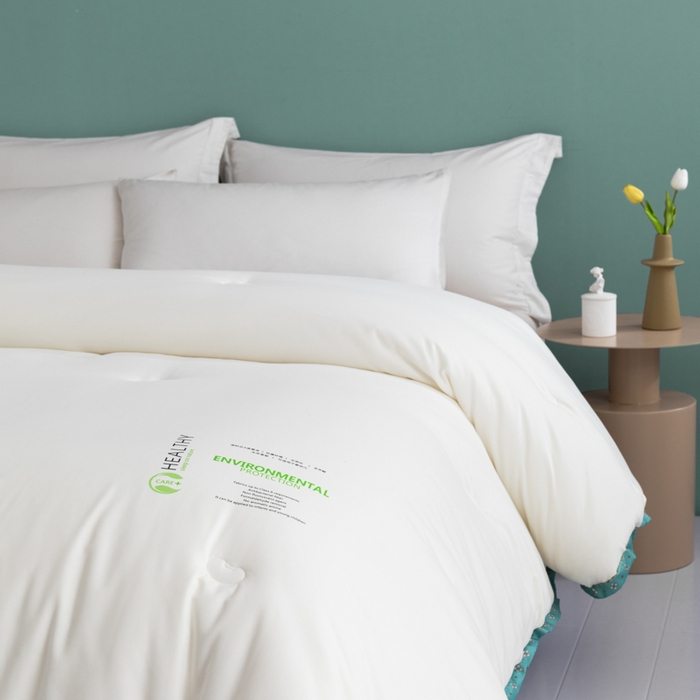 91家纺网 家纺一手货源 找家纺 美丽折家纺 2025新款大豆纤维四季被子加厚冬被被芯 梦白