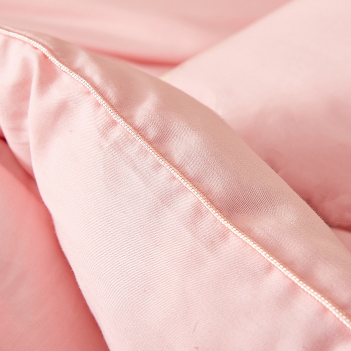 91家纺网 家纺一手货源 找家纺 美丽折家纺 2025新款舒享新疆棉花被冬被春秋被被芯 粉色