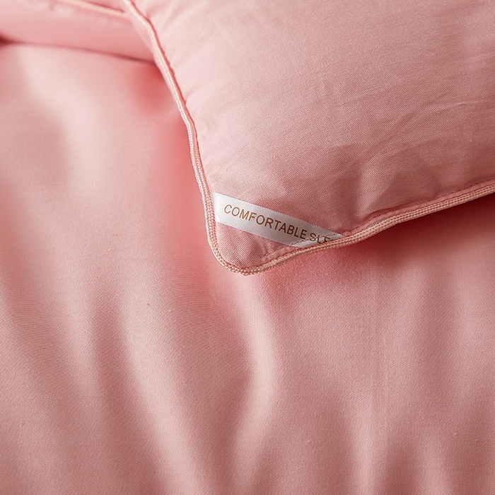 91家纺网 家纺一手货源 找家纺 美丽折家纺 2025新款舒享新疆棉花被冬被春秋被被芯 粉色