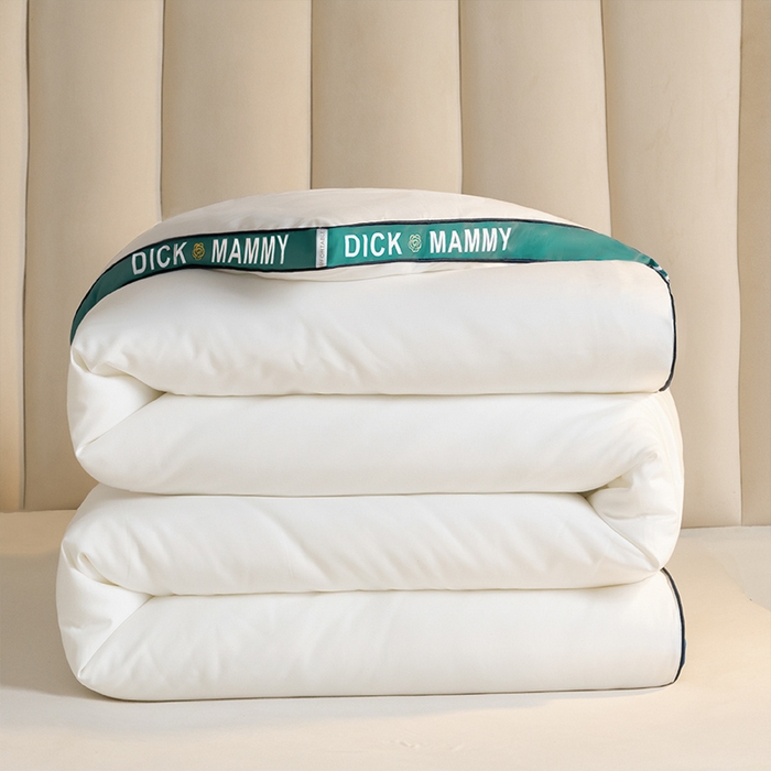 91家纺网 家纺一手货源 找家纺 美丽折家纺 2025新款大豆被冬被-山茶花系列一 山茶花-白绿色