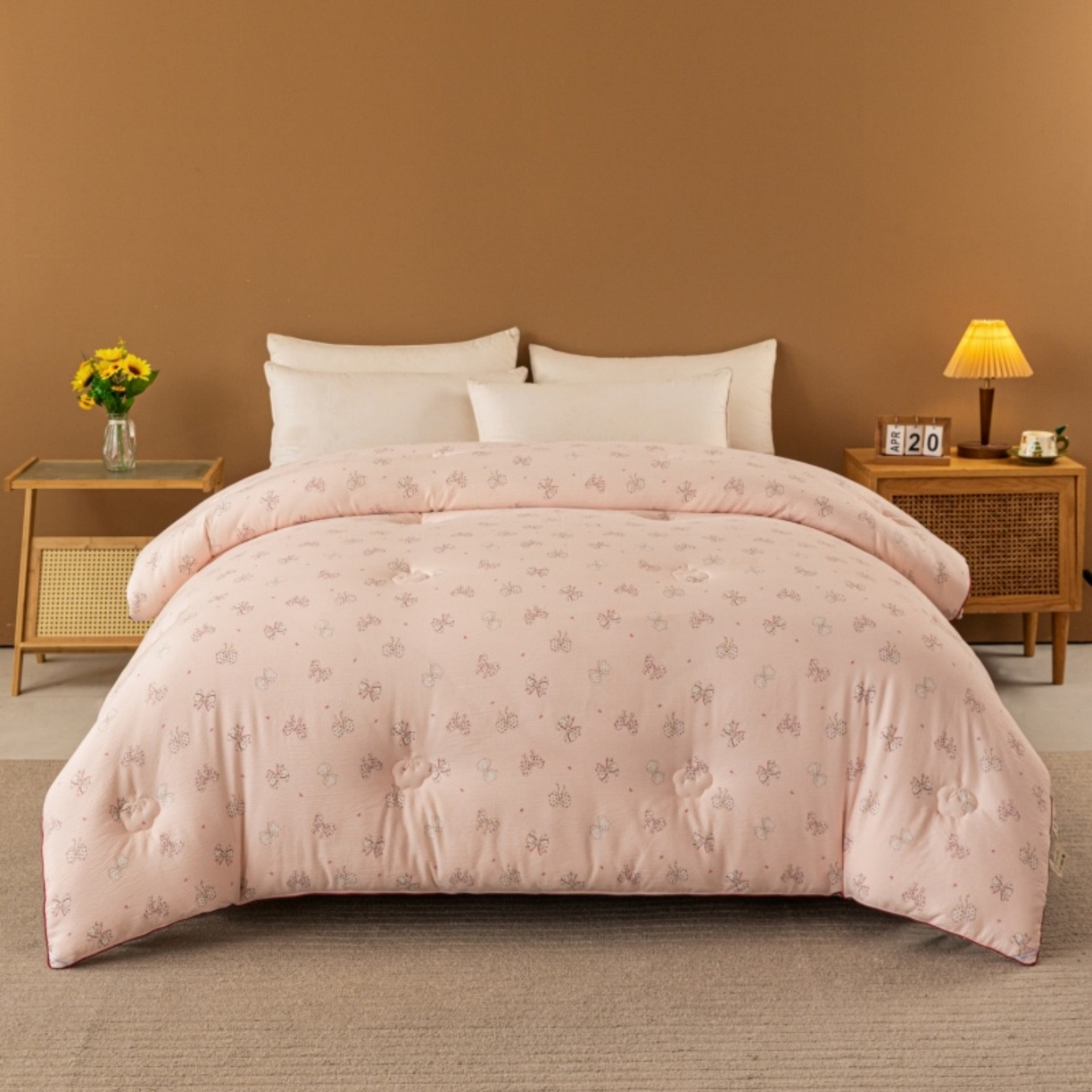 91家纺网 家纺一手货源 找家纺 （总）美丽折家纺 2025新款A类云感双层纱冬被子被芯（提供买家秀）