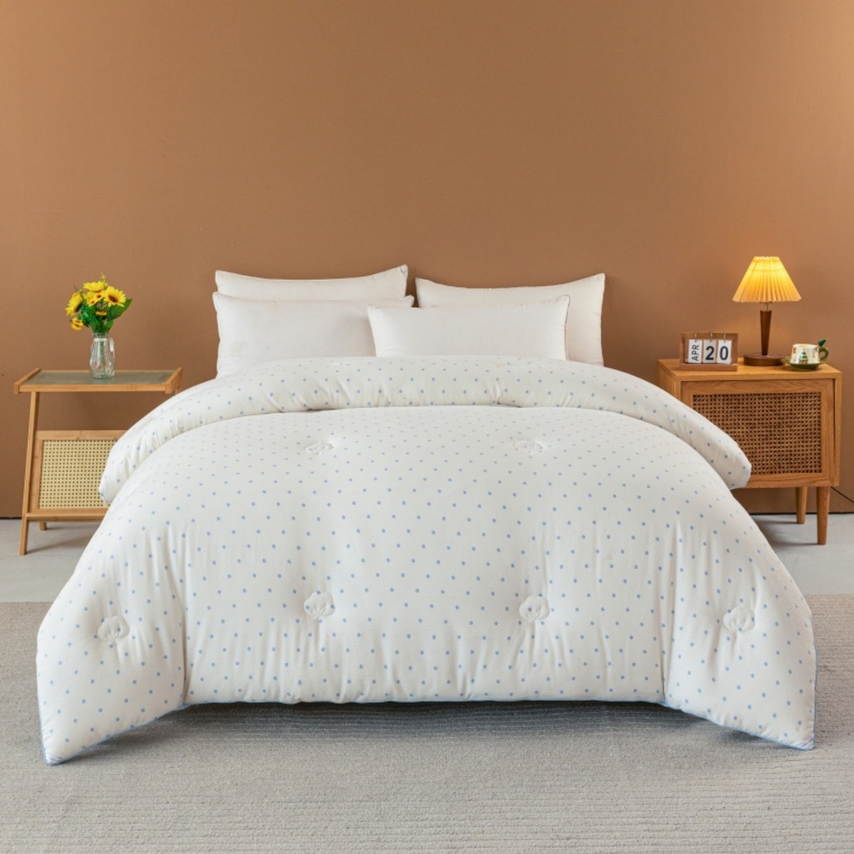 91家纺网 家纺一手货源 找家纺 （总）美丽折家纺 2025新款A类云感双层纱冬被子被芯（提供买家秀）