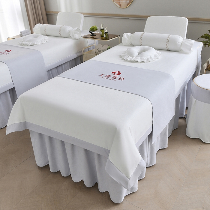 （总）莉人坊美容床罩批发 2025新款亲肤舒适汉锦棉美容床罩系列美容床罩-丽源